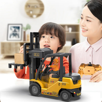 Chariot élévateur télécommandé 2,4 GHz – Véhicule de chantier RC pour enfants