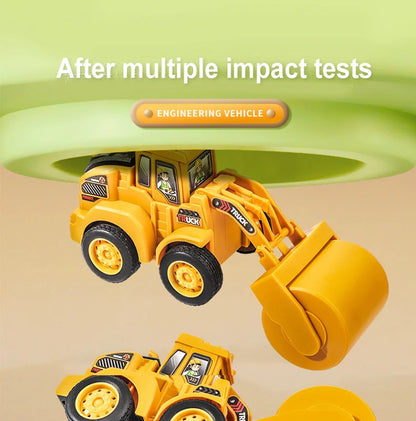 Mini Engin de Chantier – 4 Modèles au Choix (Bulldozer, Pelle, Chargeur, Rouleau)