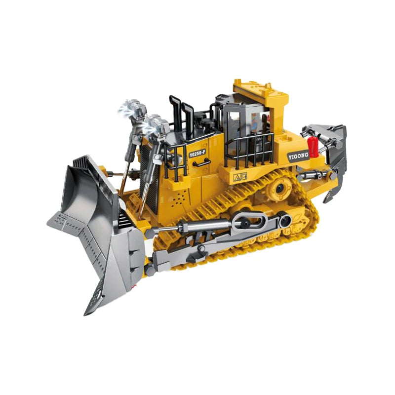 Camion-benne de chantier télécommandé 2,4 GHz – Véhicule RC en alliage pour enfants