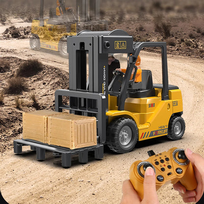 Chariot élévateur télécommandé 2,4 GHz – Véhicule de chantier RC pour enfants