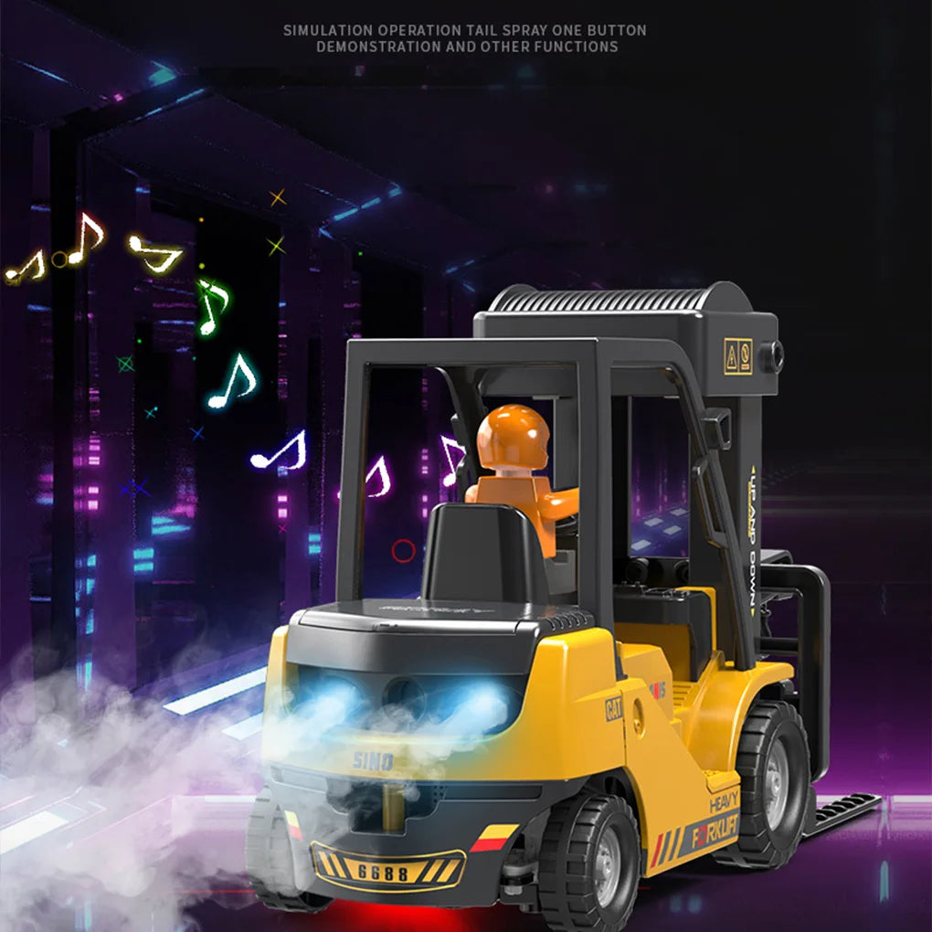 Chariot élévateur télécommandé 2,4 GHz – Véhicule de chantier RC pour enfants