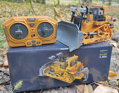 Véhicule de chantier télécommandé 4x4 – Pelleteuse, Camion-benne ou Bulldozer RC (modèle au choix)