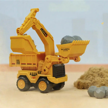 Grand Véhicule de Chantier – Bulldozer, Pelleteuse ou Camion-Benne – Jouet Modèle pour Enfants