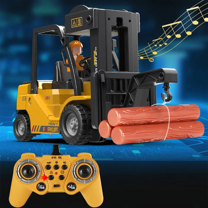 Chariot élévateur télécommandé 2,4 GHz – Véhicule de chantier RC pour enfants